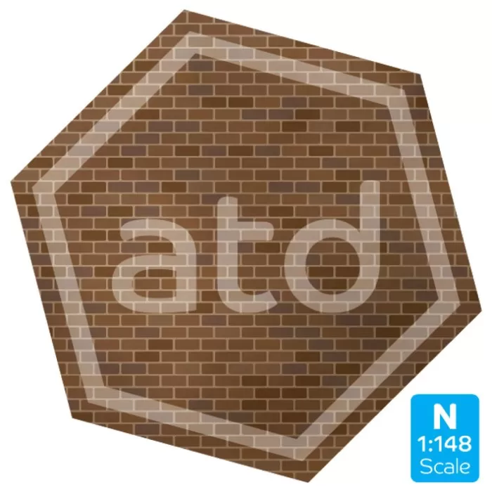 Stone Wall Card N Gauge ATD12042