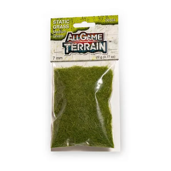 Static Grass  7 mm Medium Green G6584