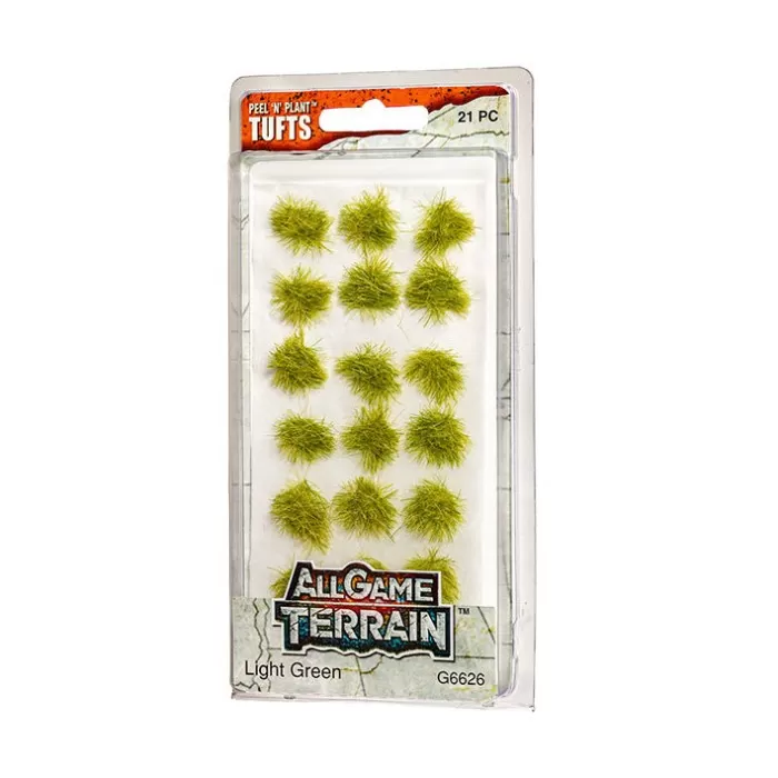 All Game Terrain Light Green Grass Tufts G6626
