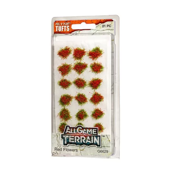All Game Terrain Red Flowers Tufts G6629