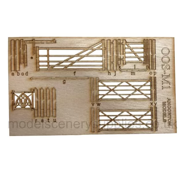 Wooden Rural Gates OO Ancorton OOS-M1 / 95775