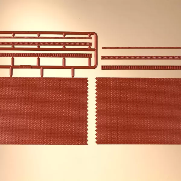 Brick Wall Sheets TT Auhagen 43658