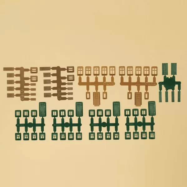 N gauge windows and doors Pack1