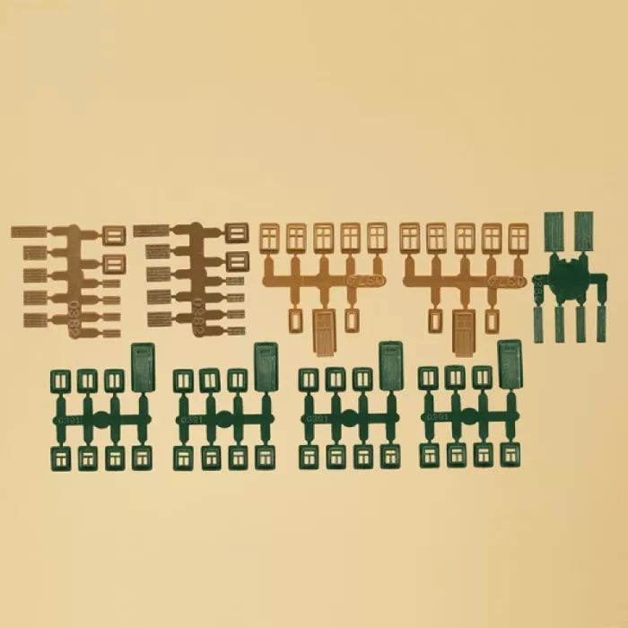 N gauge windows and doors Pack1