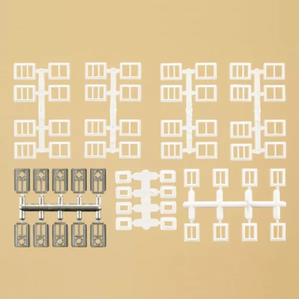 N gauge windows and doors Pack2