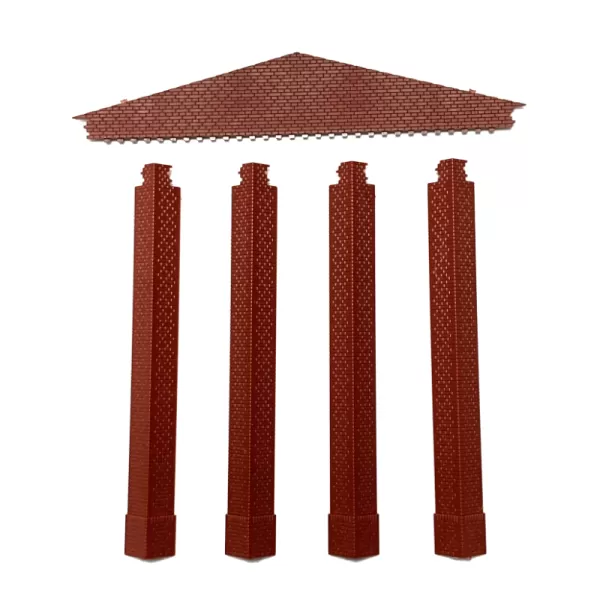 Double Storey Corner Plasters and Full width Gable 80400