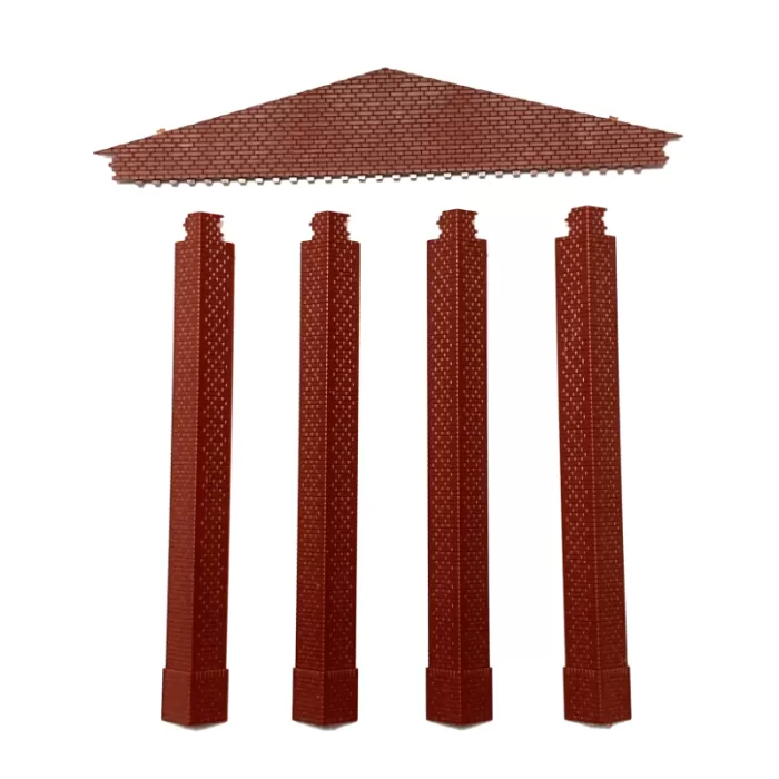 Double Storey Corner Plasters and Full width Gable 80400