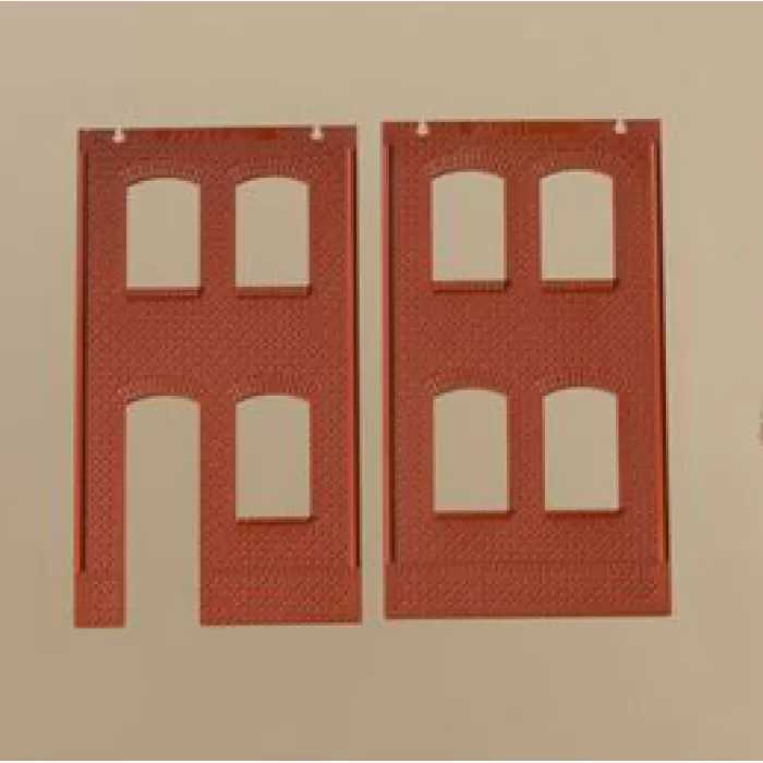Double Storey Half Width Window and Door Wall without Tooth Frieze 80506