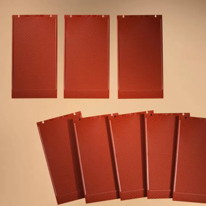 Double Storey Half Width Solid Wall without Tooth Frieze 80511