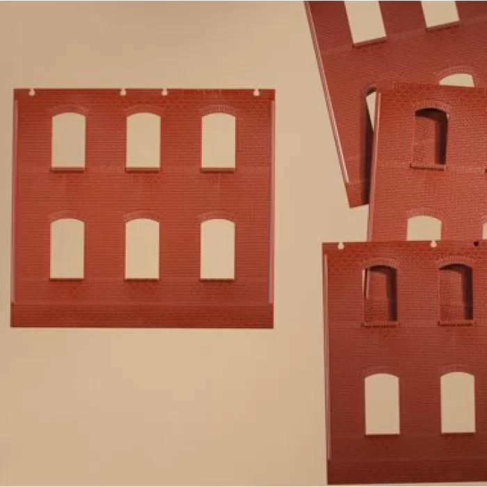 Double Storey Full Width Window Wall without Tooth Frieze 80514