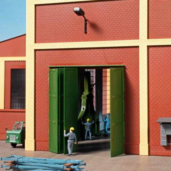 Double Storey Full Width Wall with Folding Door without Tooth Frieze 80533