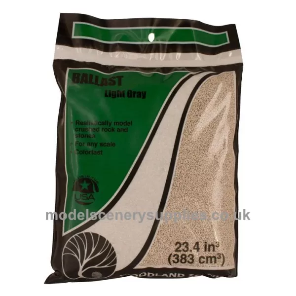 Ballast LIGHT GREY MEDIUM Woodland Scenics B1381 B81