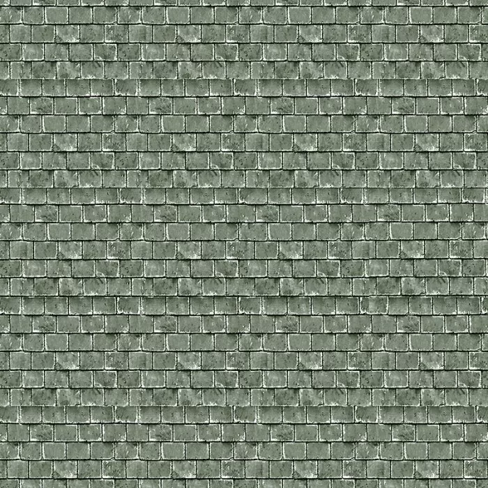 Self-ADHESIVE BUILDING PAPER Green Roof Tiles N Gauge