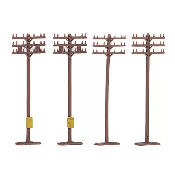 Telephone poles N gauge Bachmann