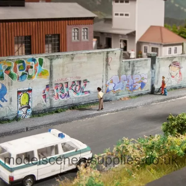 Graffiti Industrial Wall 3D Cardboard OO