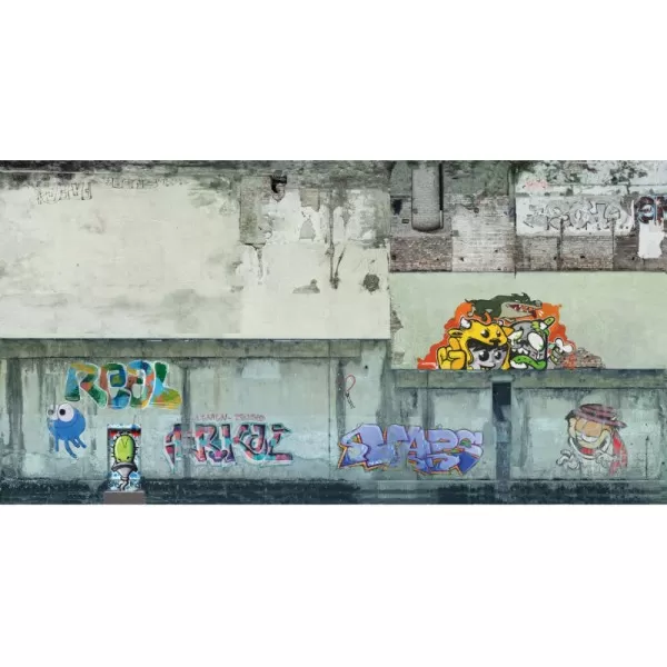 Graffiti Industrial Wall 3D Cardboard OO