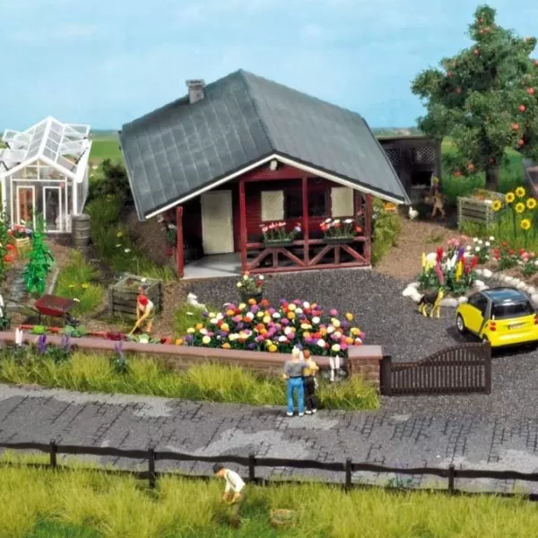 TULIPS  and DAISIES and Wheelbarrow OO