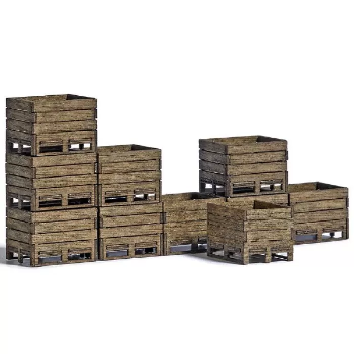 WOODEN HARVEST CRATES  OO  