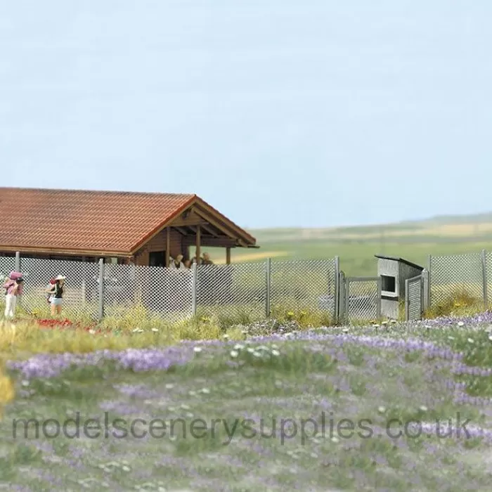 Wire mesh fence OO Busch 1017