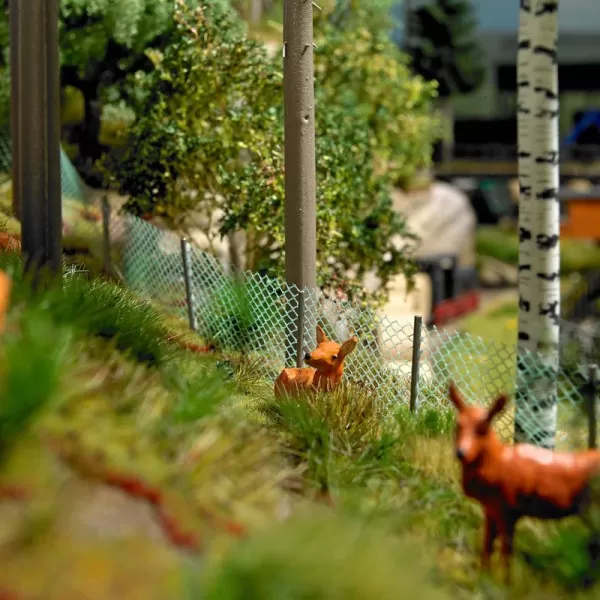 Chain link fence Kit OO Busch 1020