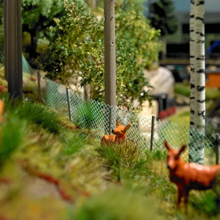 Chain link fence Kit OO Busch 1020