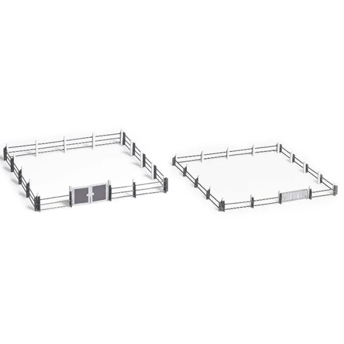 Modern Steel Pipe Fence OO Busch 1022
