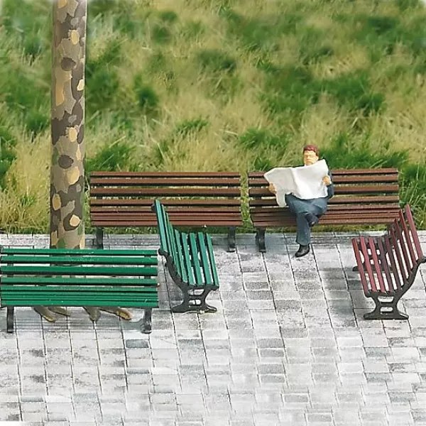 Park Benches OO  Busch 1149