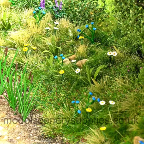 Wild Flower Set 69 Plants OO / TT Busch 1277