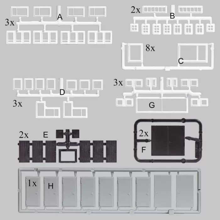 Windows and Doors Pack Busch 1998