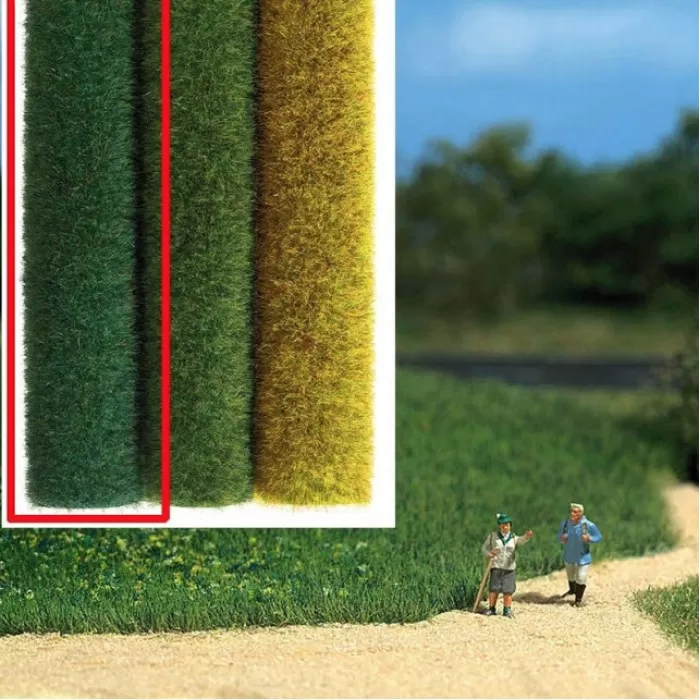 Static Grass Mat - Wild Grass, Dark Green 6mm