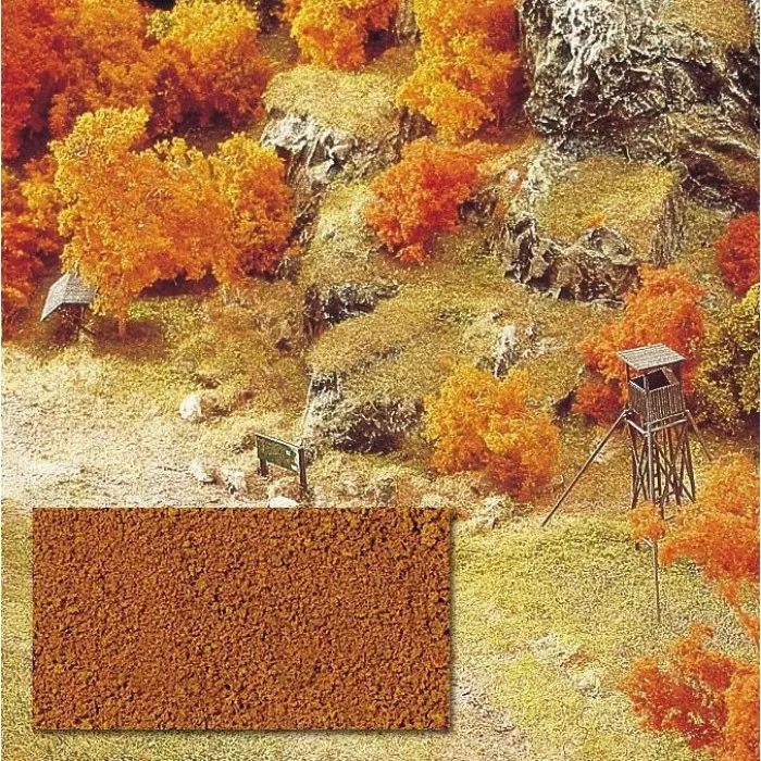 Fine Autumn brown flock Busch7325