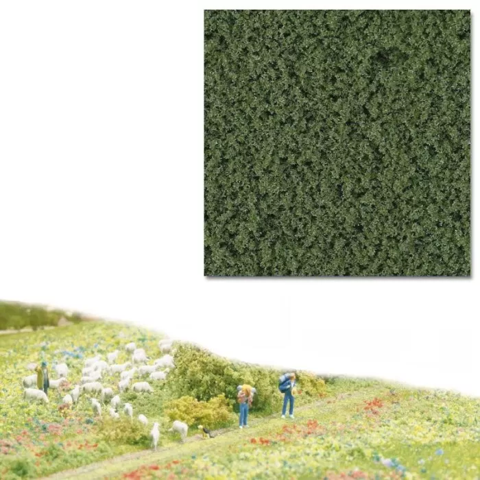 Coarse Medium-Dark Green Flock