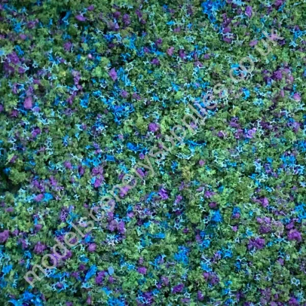 Flock Flower Mix Blue Busch 7359