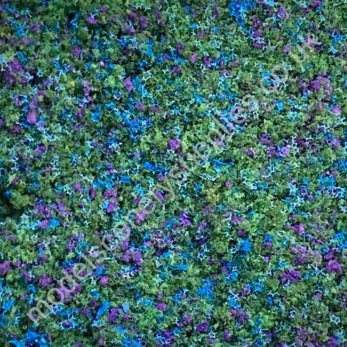 Flock Flower Mix Blue Busch 7359