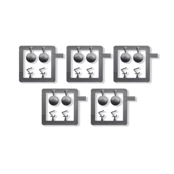 Satellite Dishes OO TT Busch 7749