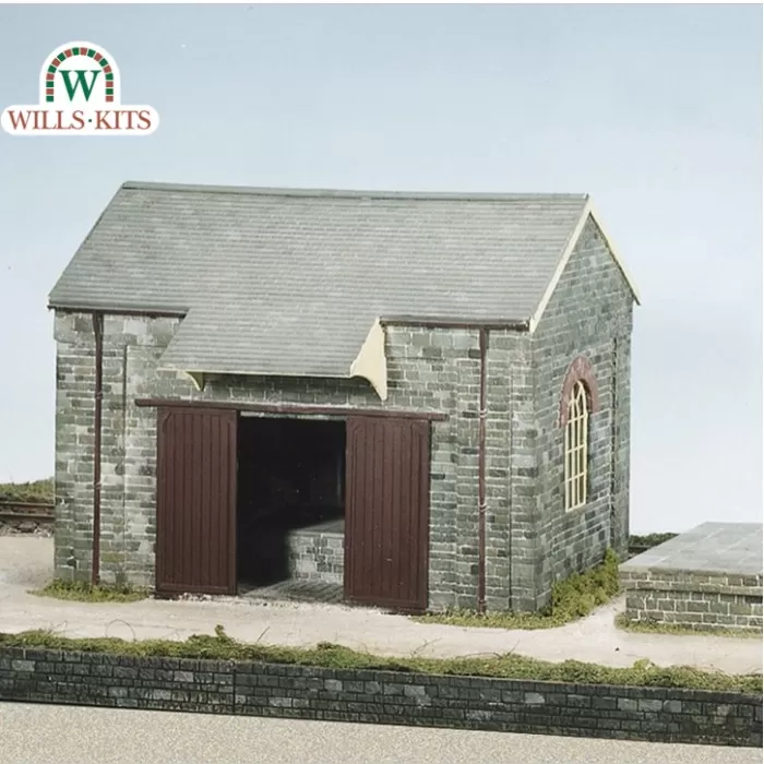 Stone Goods Shed OO Wills Craftsman CK15