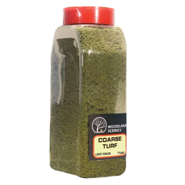 Coarse Turf Light Green Woodland Scenics
