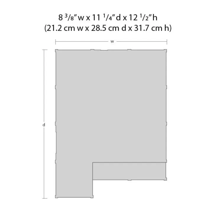 Industrial Factory Building 371mm tall OO