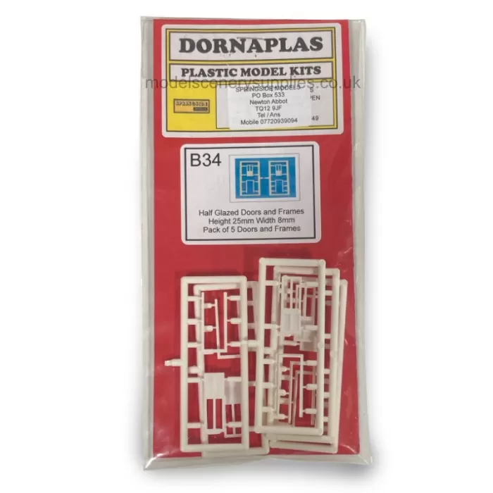 Half Glazed Doors with Frames OO Dornaplas B34