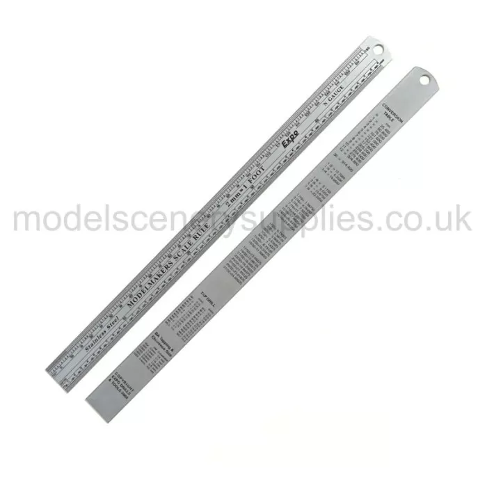 N Gauge Scale Ruler 2mm = 1 foot