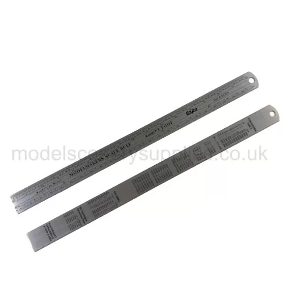 OO Gauge Scale Ruler 4mm = 1 foot
