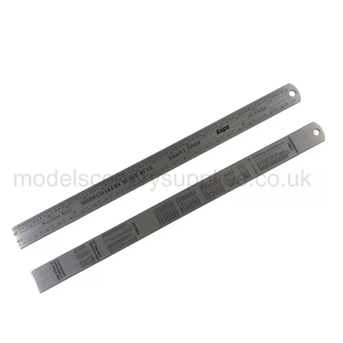 OO Gauge Scale Ruler 4mm = 1 foot