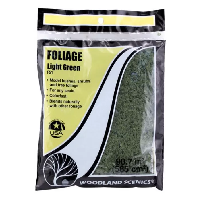 Foliage Light Green F51 Woodland Scenics