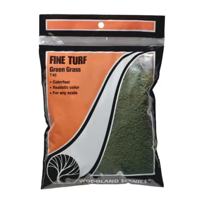 Fine Turf Green Grass Woodland Scenics T1345 T45