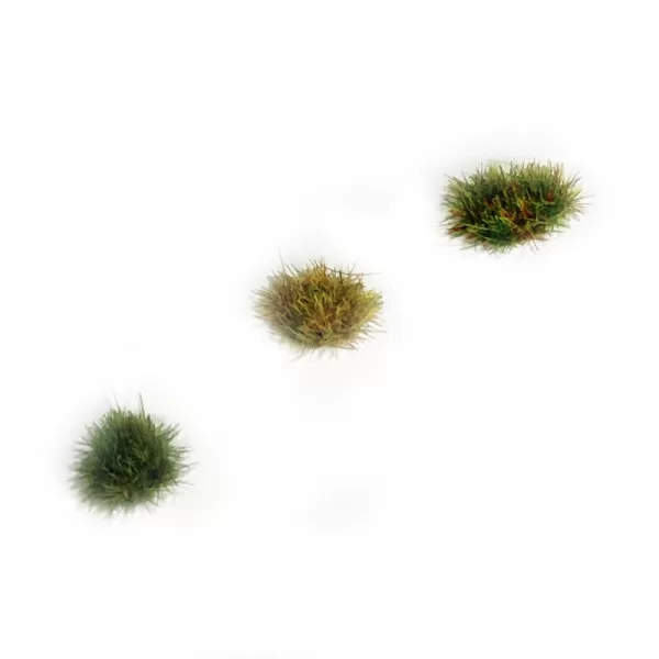 Mixed Colour Static Grass Tufts SMALL Self Adhesive 