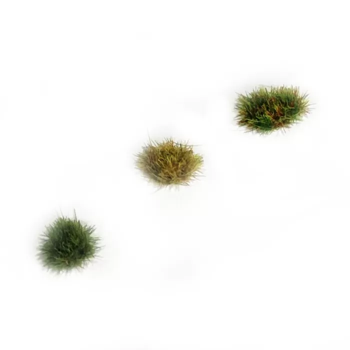 Mixed Colour Static Grass Tufts SMALL Self Adhesive 