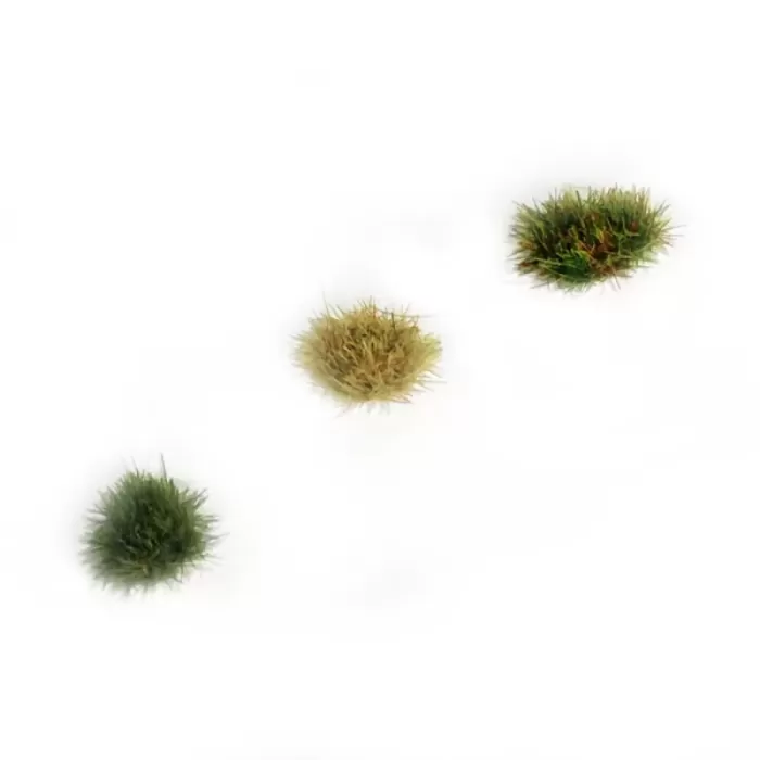 Mixed Colour Static Grass Tufts SMALL Self Adhesive 