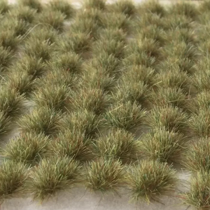 Wild Green Battlefield Static Grass Tufts MEDIUM
