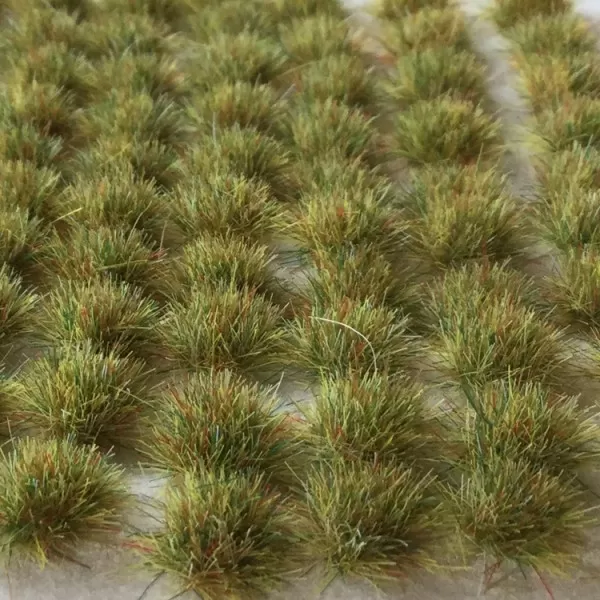 Wild green Battlefield  Static Grass Tufts LARGE