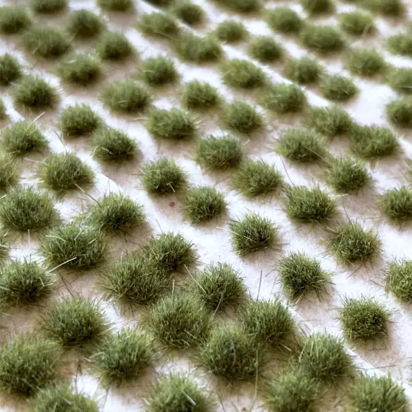 Summer Green Static Grass Tufts SMALL Self Adhesive 